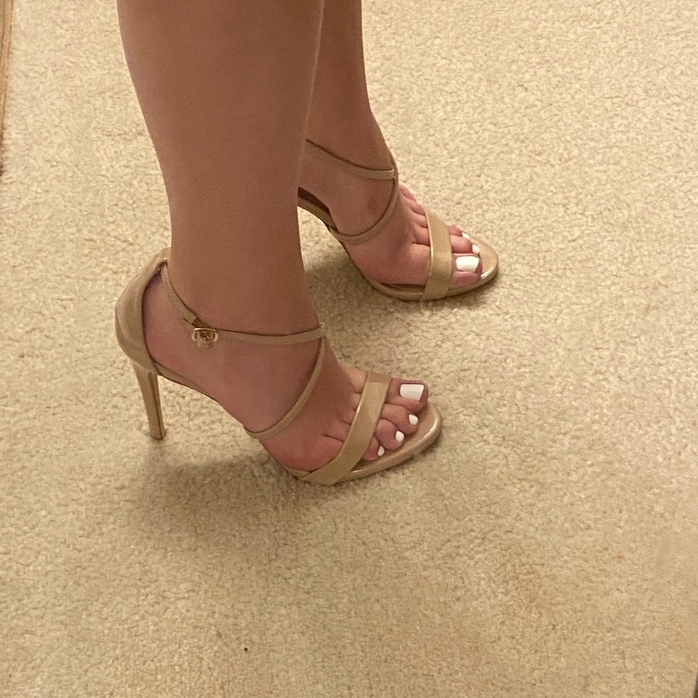 Steve Madden Strappy Nude Heels
